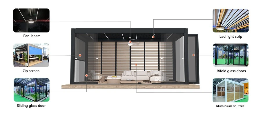 2623-garden pergolas with roof-1 2623-garden pergolas with roof-1